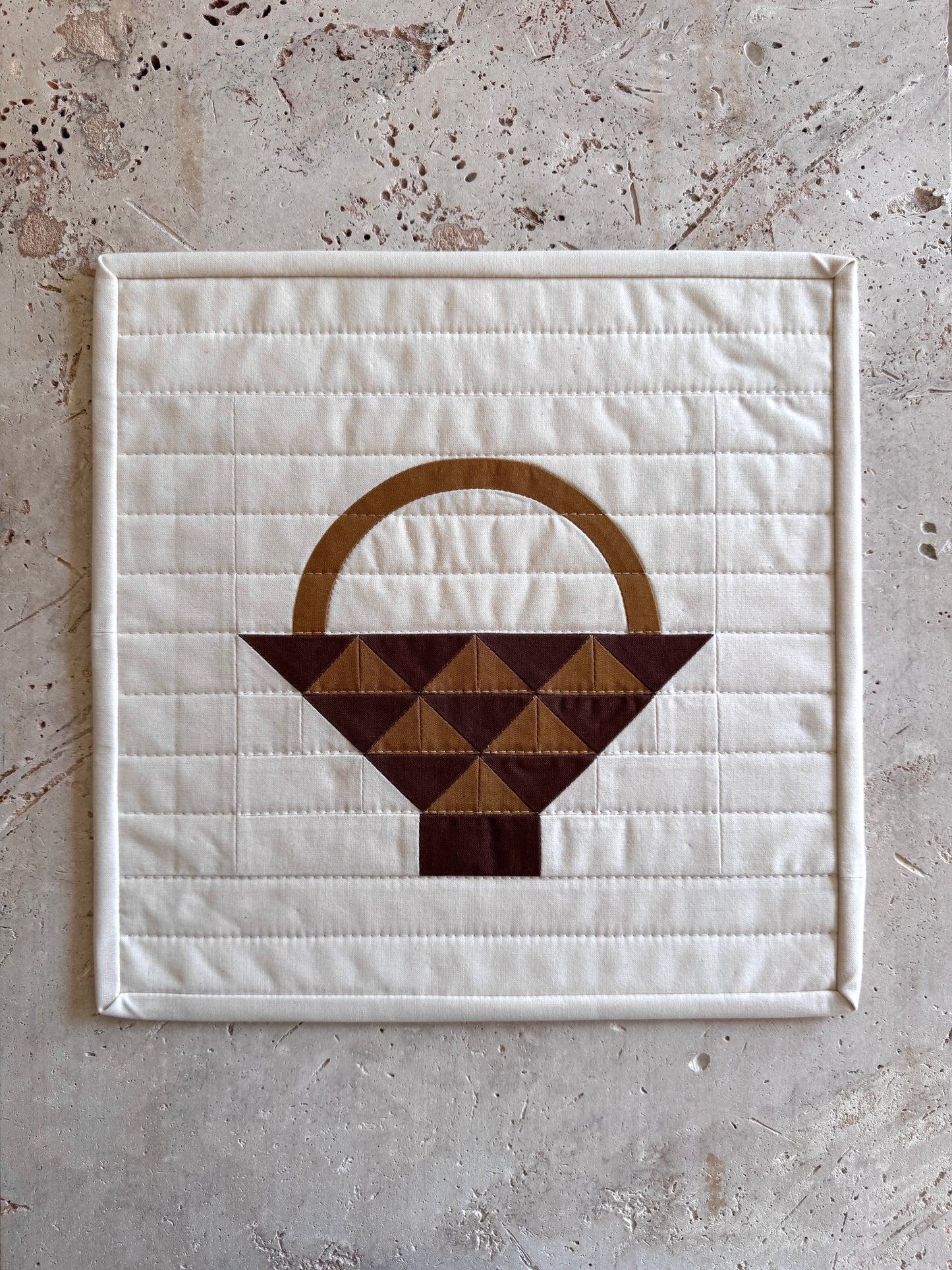 Basket Medium Work | Leather + Cappuccino