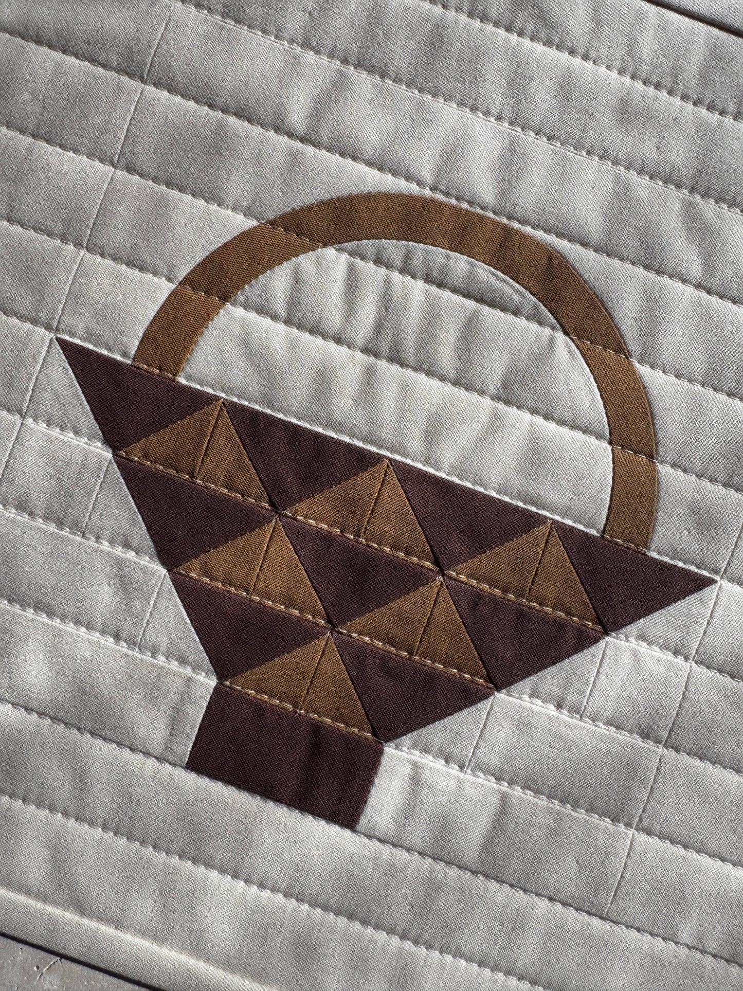 Basket Medium Work | Leather + Cappuccino