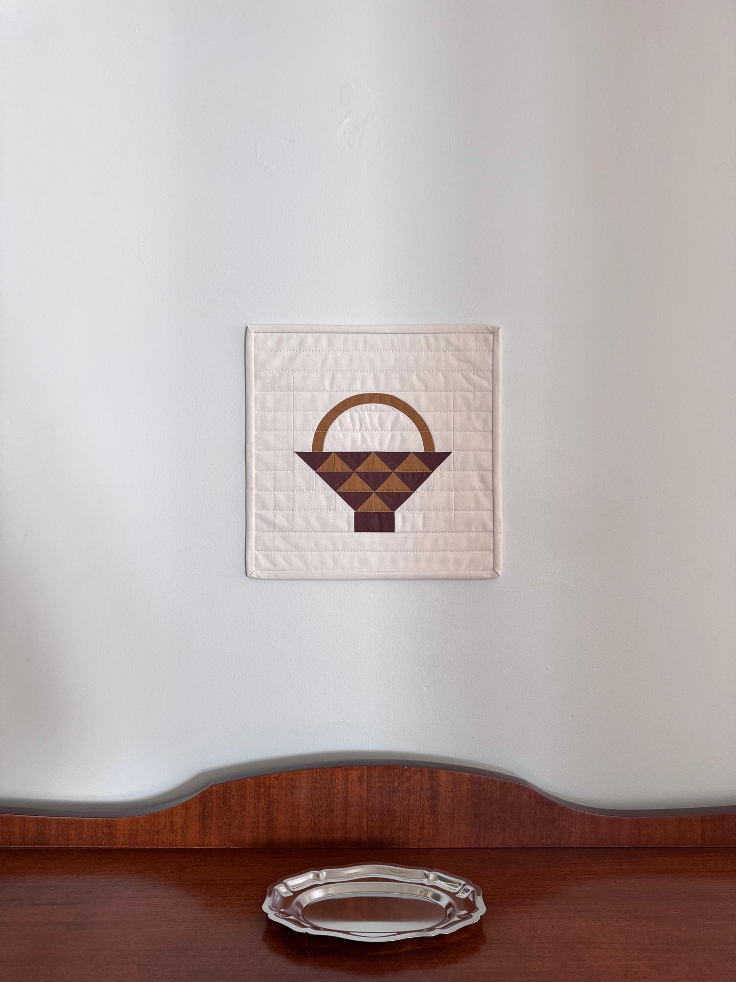 Basket Medium Work | Leather + Cappuccino