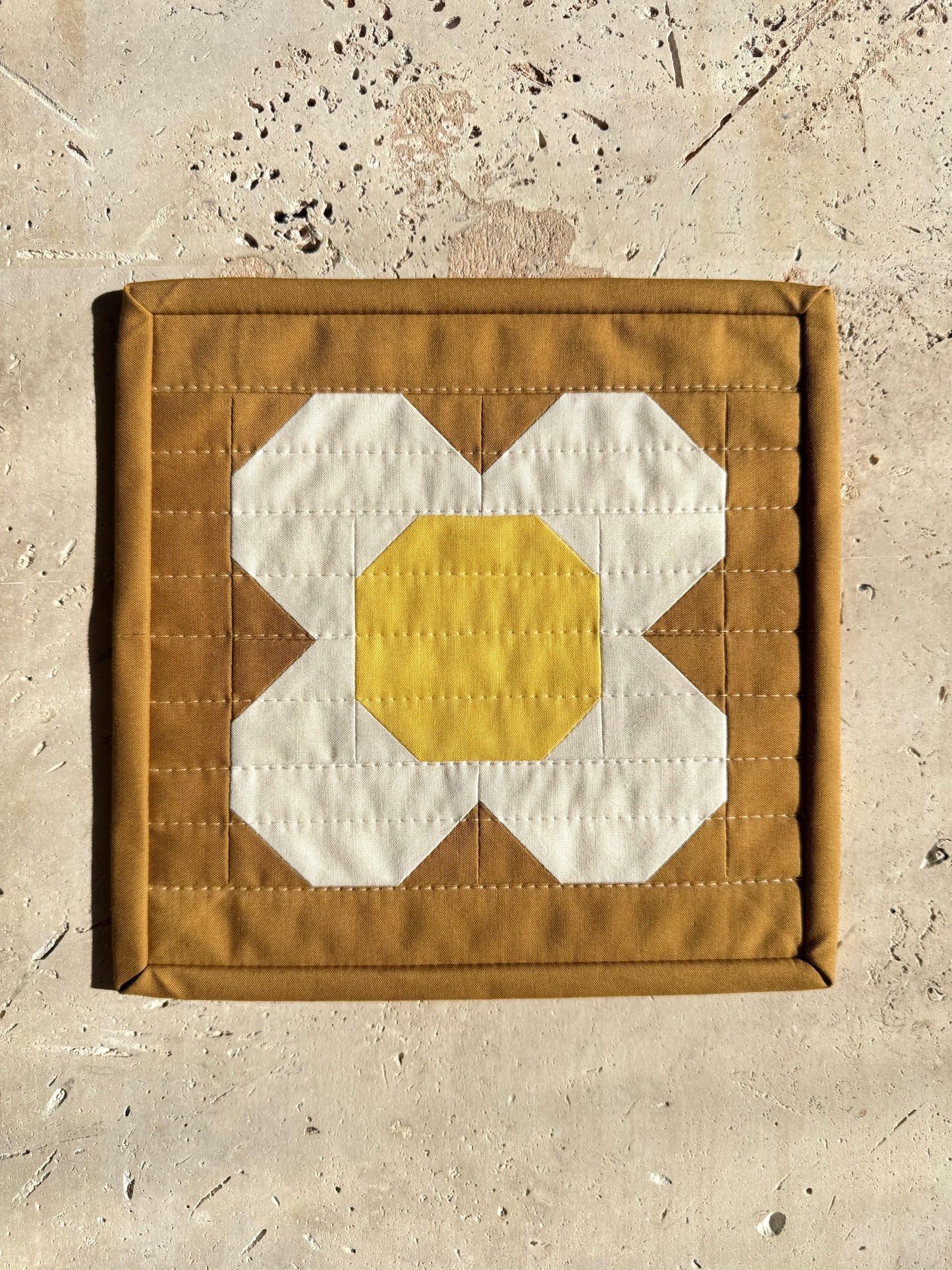 Flora Small Work | Natural + Sunflower