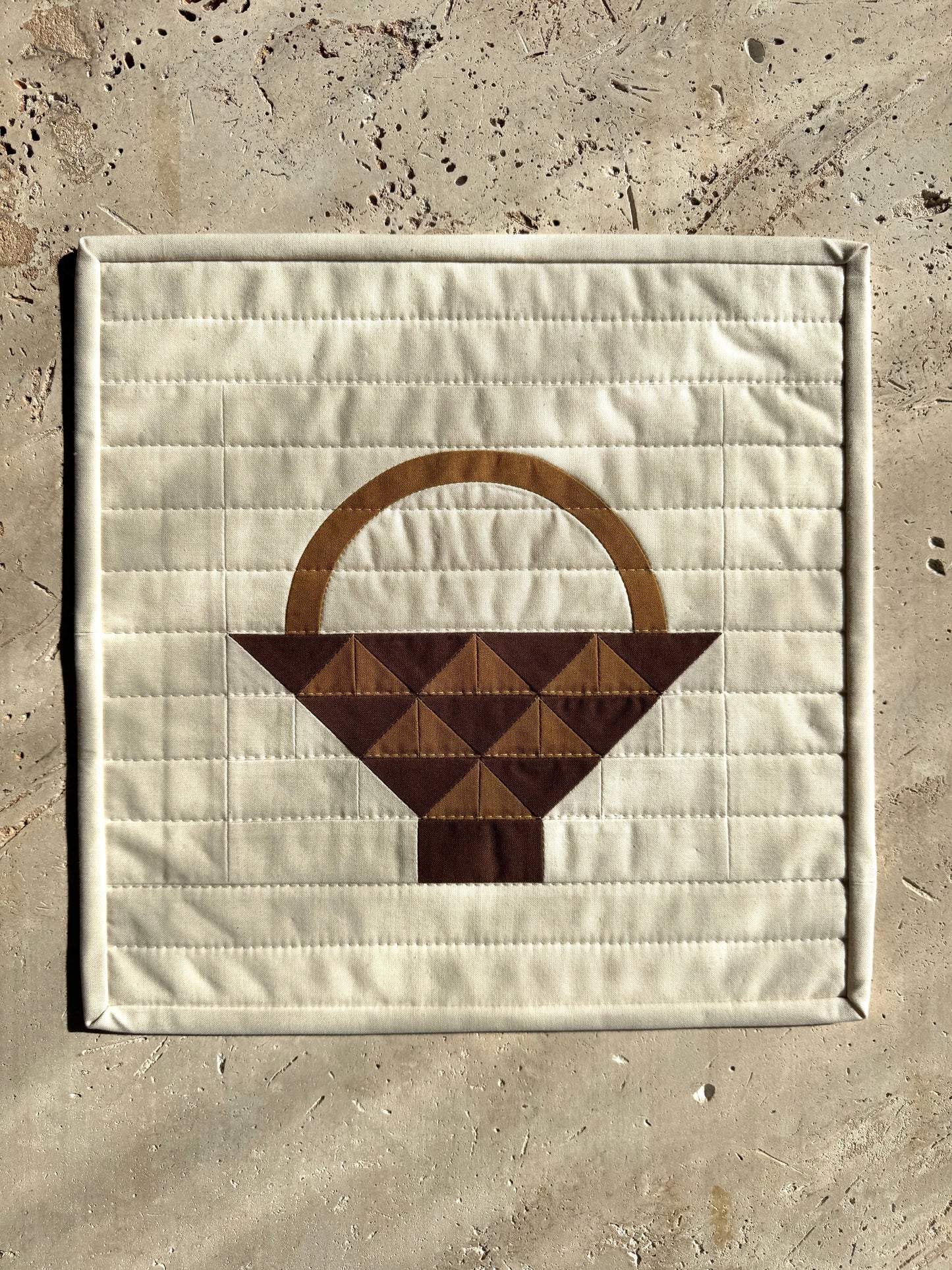 Basket Medium Work | Leather + Cappuccino