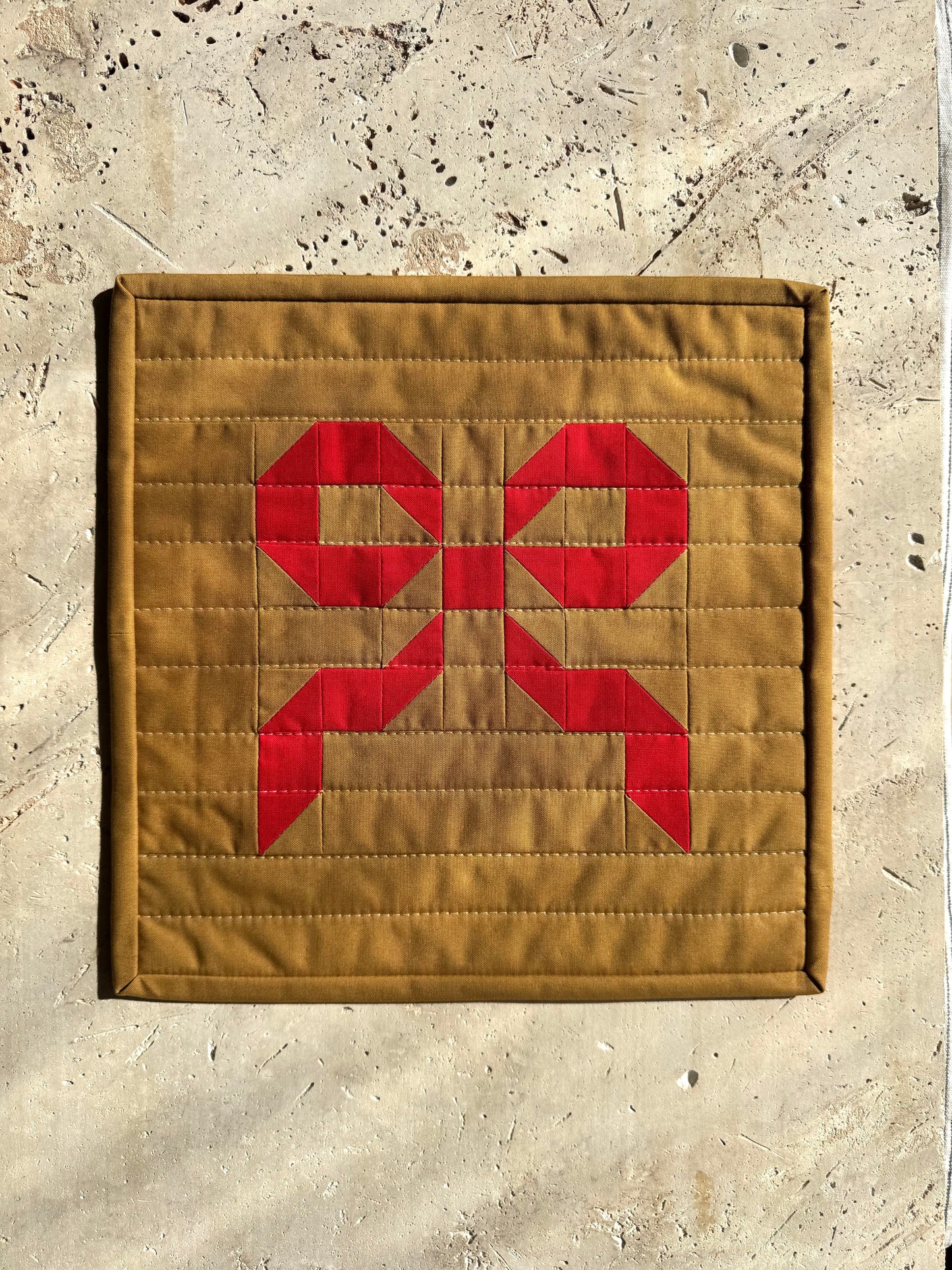 Ribbon Medium Work | Leather + Tomato