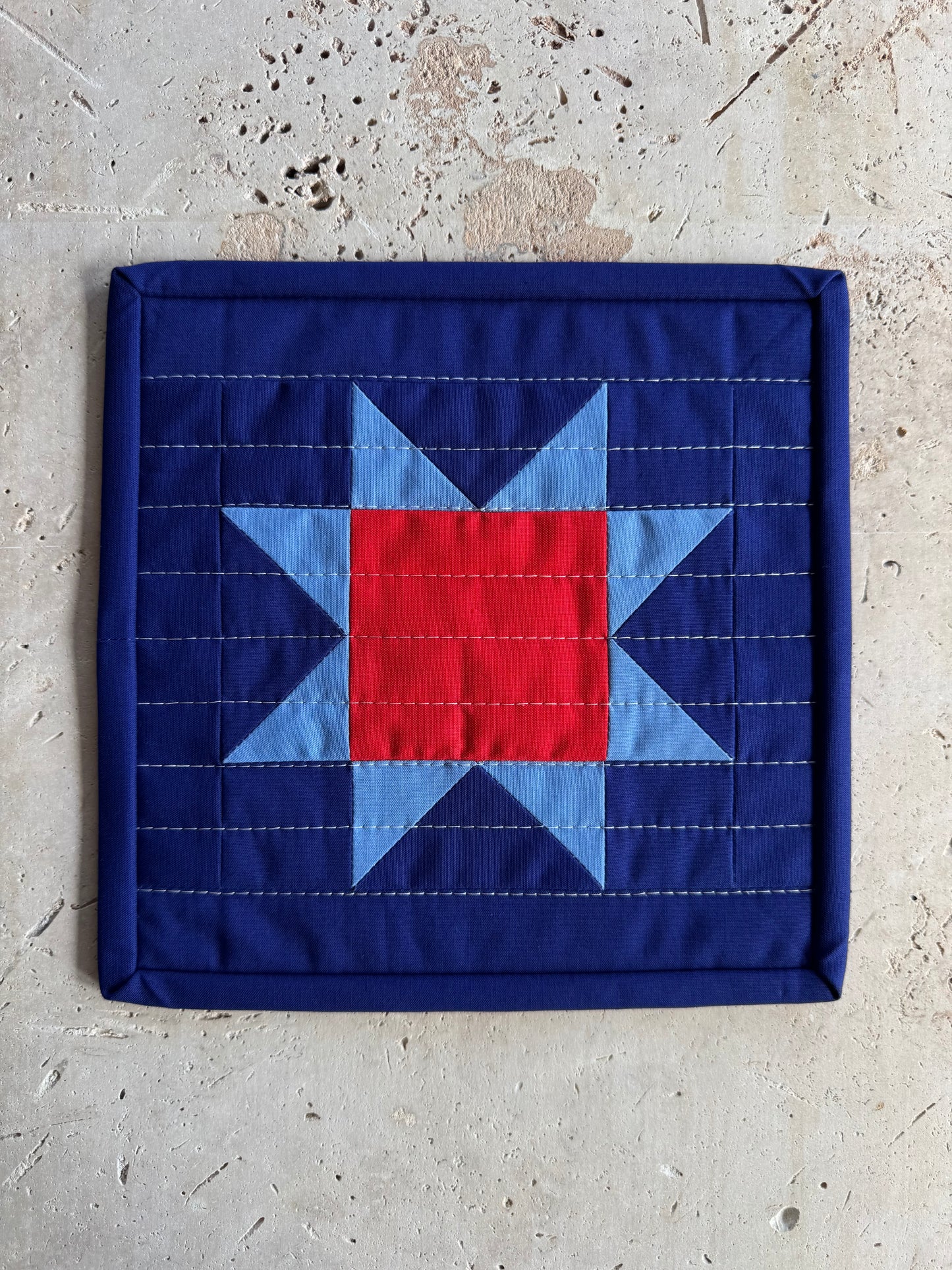 North Small Work | Tomato + Denim