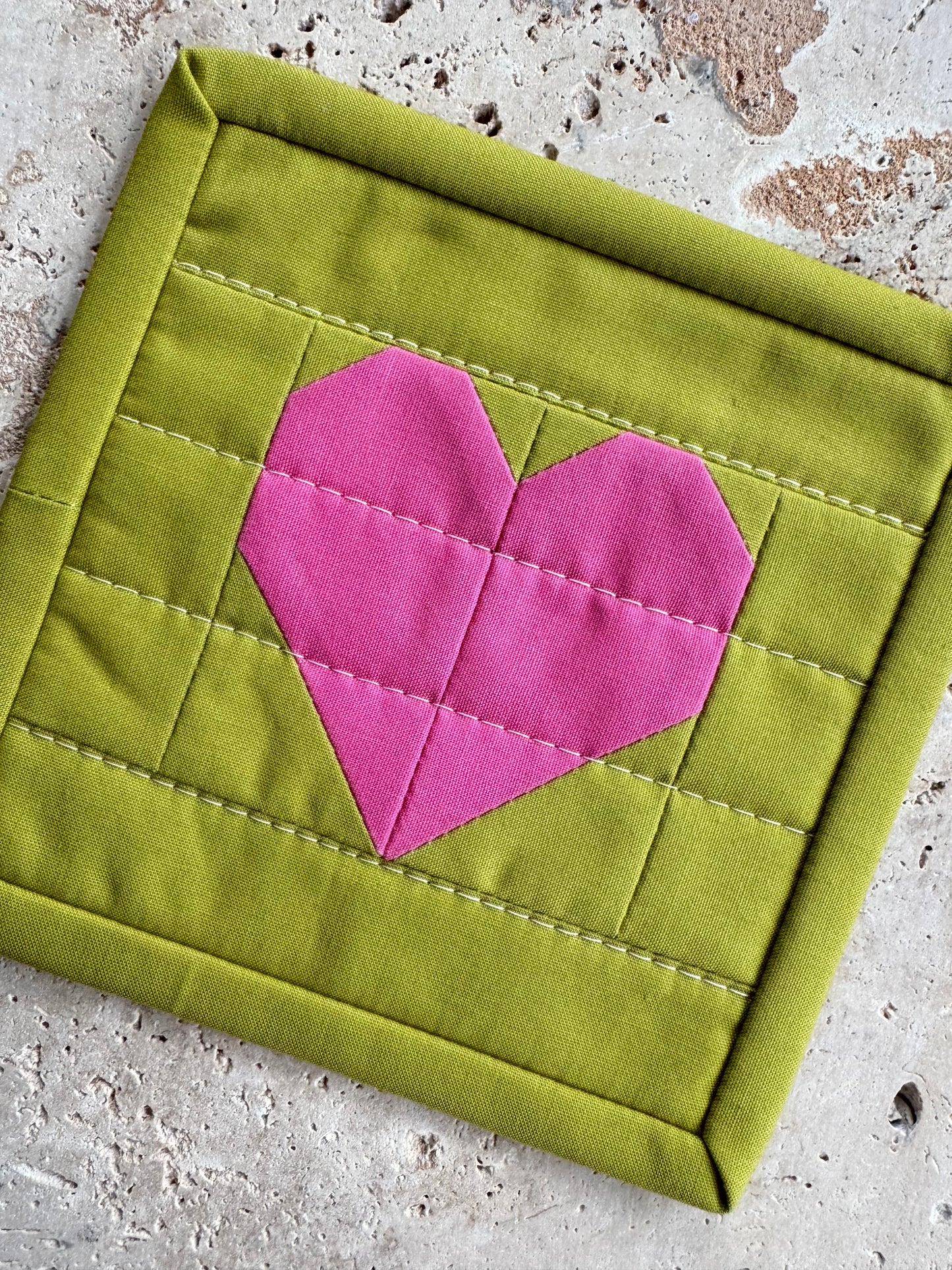 Ticker Coaster Pair | Blush Pink