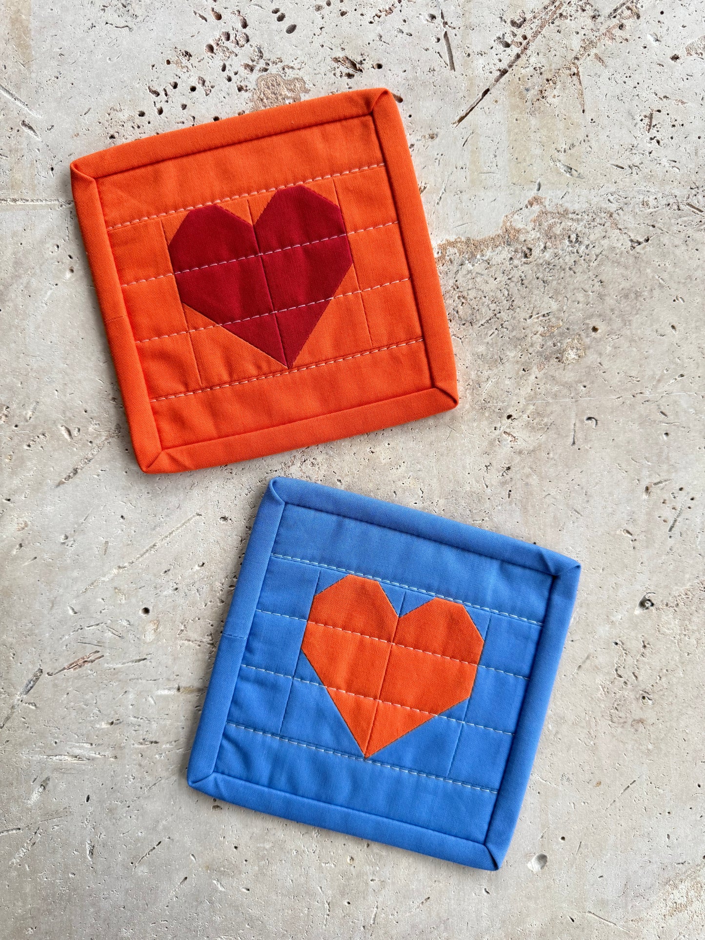 Ticker Coaster Pair | Carrot