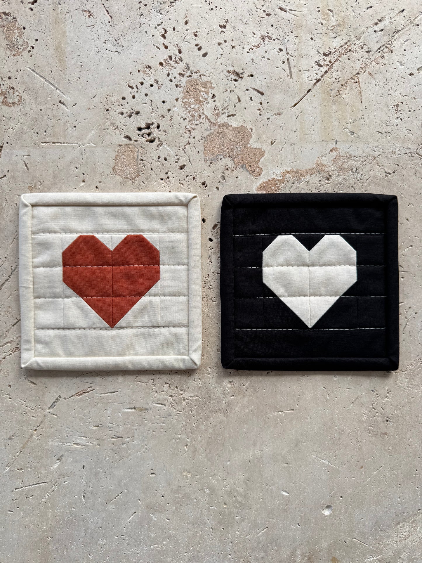 Ticker Coaster Pair | Natural