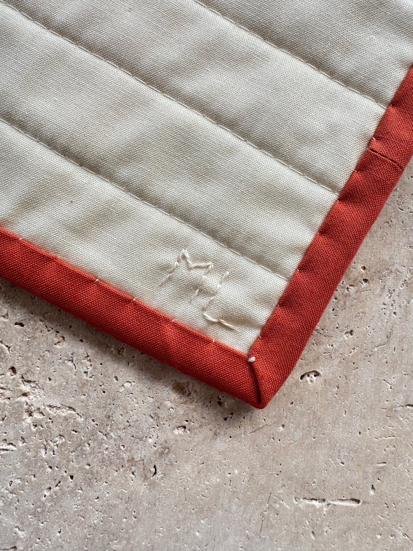 Ticker Coaster Pair | Terracotta