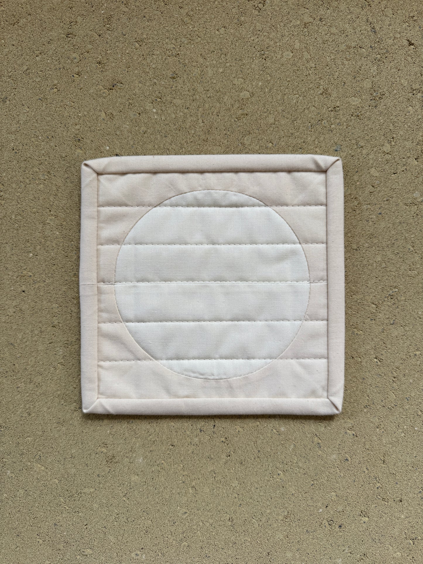 Around Mug Rug | Natural