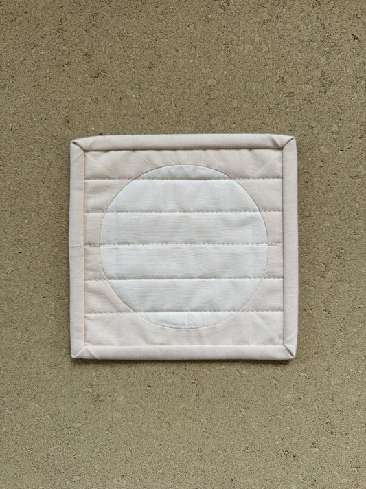 Around Mug Rug | Natural